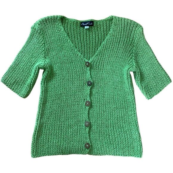 Chunky Knit Button Front Cardigan Sweater - Picture 1 of 6